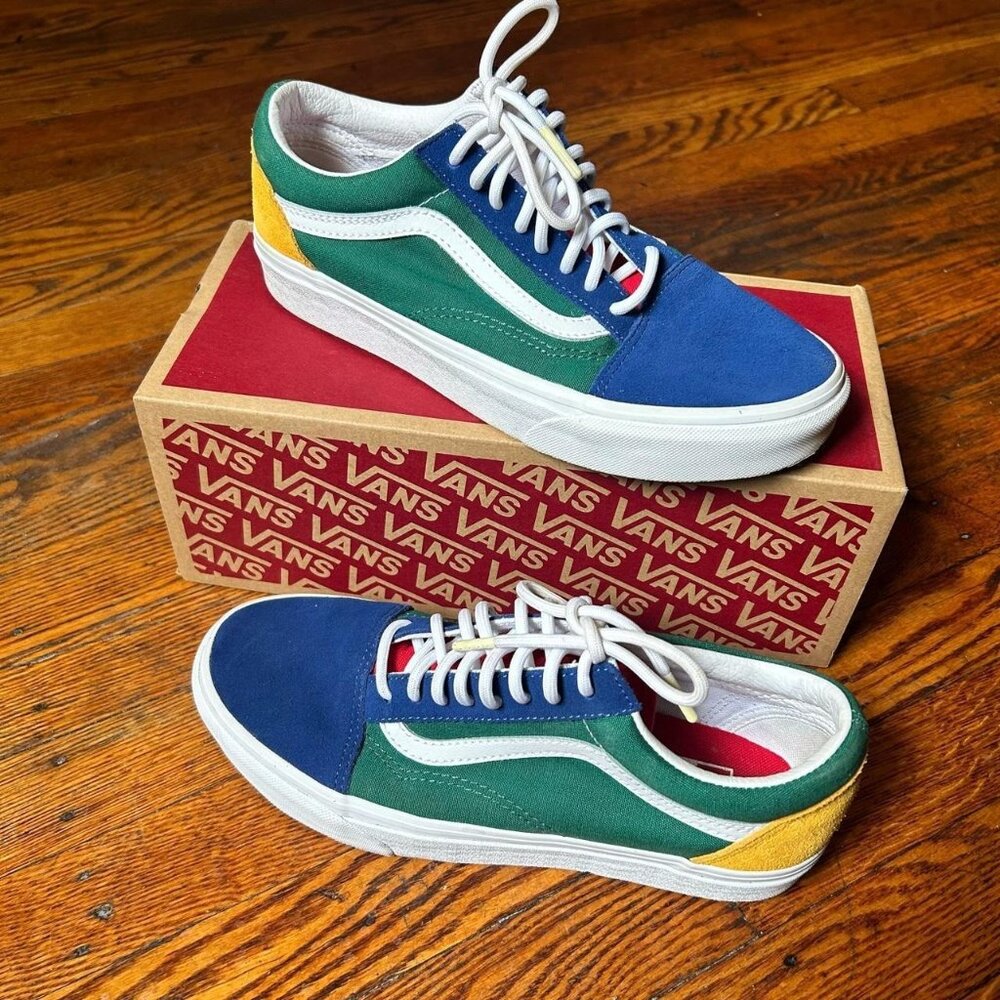 VANS Old Skool Multi-Color Yacht Club Sneakers.